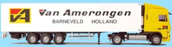 AWM53052 - DAF XF 95 SSC 4x2 Avec remorque frigorifique CARRIER "VAN AMERONGEN" Ech:1/87