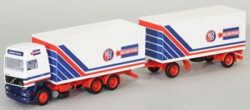 AWM5332.1 - VOLVO FH16 Globetrotter FH16 Porteur 6x4 Avec remorque 2 Essieux "BOERS" Ech:1/87