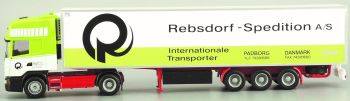 AWM53390 - SCANIA L124 4x2 Avec remorque 3 Essieux frigorifique THERMOKING "REBSDORF" Ech:1/87