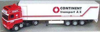 AWM53424 - DAF XF95 SSC 4x2 Avec remorque 3 Essieux frigorifique "TRANSPORT CONTINENT" Ech:1/87