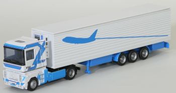 AWM5401.6 - RENAULT Magnum AE500 4x2 Avec remorque 3 Essieux frigorifique CARRIER "CARGO EXPRESS" Ech:1/87