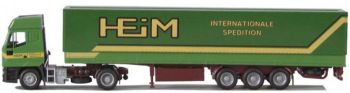 AWM70613 - IVECO Eurostar 4x2 Avec Remorque 3 Essieux "HEIM"Ech:1/87