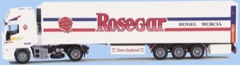 AWM70633 - Iveco Eurostar 4x2 Avec remorque Frigorifique 3 Essieux  "Rosegar" 1/87