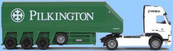 AWM70930 - VOLVO FH12 Globetrotter 4x2 Avec remorque 3 Essieux "PILKINGTON" Ech:1/87