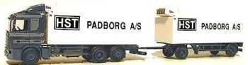 AWM71246 - SCANIA 124L Porteur 3 Essieux et remorque 2 Essieux frigorifique "HST" Ech:1/87