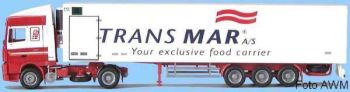 AWM71312 - DAF XF95  4x2. Avec remorque frigorifique 3 Essieux"TRANS MAR" Ech:1/87
