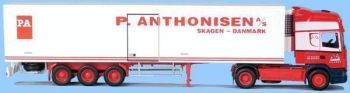 AWM71412 - SCANIA R 144 L 4x2 Avec remorque frigorifique 3 Essieux "P.ANTHONISEN" Ech:1/87