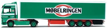 AWM71606 - MAN TGA XXL 4x2 Avec Remorque 3 Essieux "MOBELRINGEN" Ech:1/87