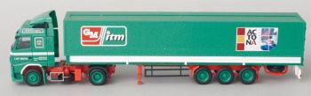 AWM71925 - VOLVO FH12 Globetrotter XL 4x2 avec remorque 3 Essieux bachée " I T M / ACTONA" Ech:1/87