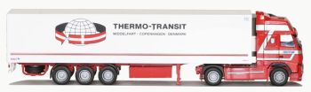 AWM71948 - VOLVO FH Globetrotter 4x2 Avec remorque 3 Essieux frigorifique "THERMO TRANSIT" Ech:1/87