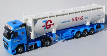 AWM71959 - MERCEDES Actros 4x2 Avec citerne 3 Essieux "GHEYS" Ech:1/87