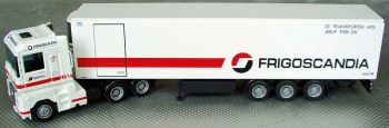 AWM73103 - VOLVO FH Globetrotter 4x2 Avec remorque 3 Essieux.frigorifique "FRIGOSCANDIA" Ech:1/87