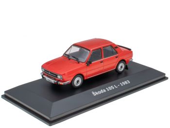 ABADD134A - SKODA 105 L de 1983 rouge