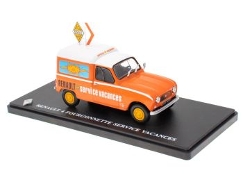 RENAULT 4 fourgonnette Service vacances orange