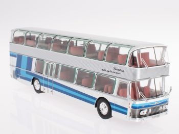 G1255021 - NEOPLAN NH22 Skyliner de 1983 blanc et bleu