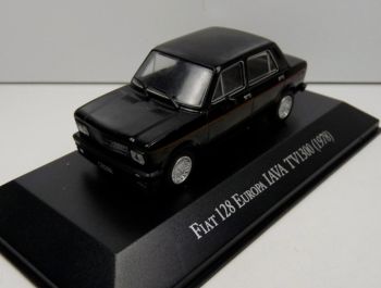MAGARG51 - FIAT 128 iva 1978 Noir avec fascicule