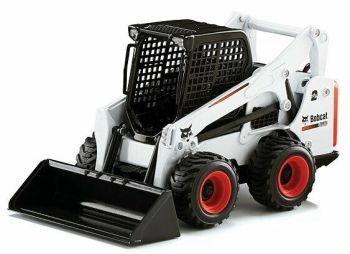 BOB6989078ASSORT - BOBCAT S590 sur roues avec 4 accessoires 1 balayeuse, 3 BRH vendu en boite abimée