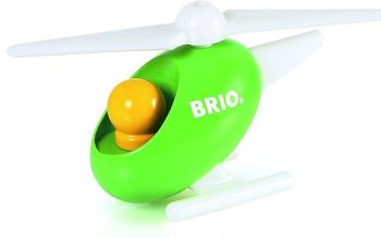 BRIO30206V - Hélicoptère Vert en bois