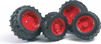 BRU2322 - Jumellage rouge pour FENDT série 2000 BRUDER