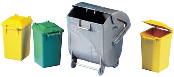 BRU2607 - Lot de poubelles Ech:1/16