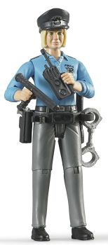 BRU60430 - Policière avec accessoires  Ech:1/16