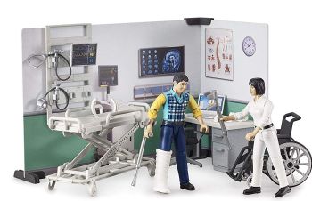 BRU62711 - Coffret infirmerie avec figurines et accessoires