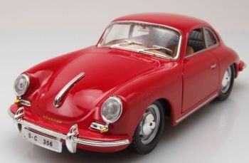 BUR12026 - PORSCHE 356B coupé 1961 rouge