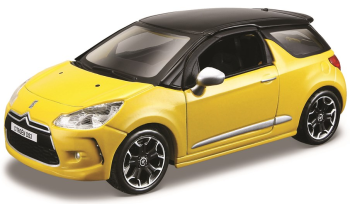 BUR18-43000B - CITROEN DS3 jaune toit noir