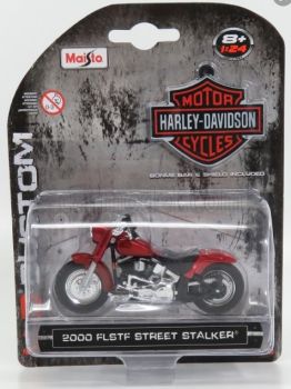 MST6125 - HARLEY DAVIDSON  FLSTF Street Stalker 2000 Rouge