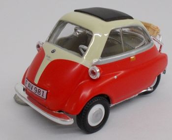 CAR251PNDC - BMW Isetta 250 rouge et blanc