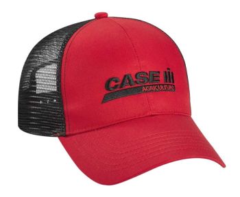 CAS253298 - Casquette CASE IH rouge avec logo noire