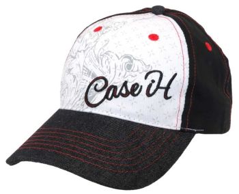 CAS253849 - Casquette Pour femme CASE IH Noire et blanche