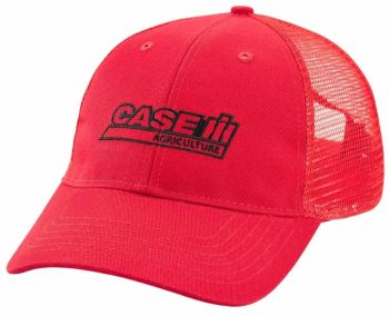 CAS293234 - Casquette en maille CASE IH - Rouge avec logo Noir