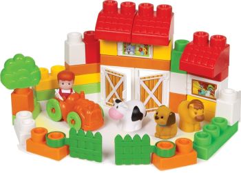 CLE14876 - La Ferme Clemmy Jeu de briques - 42 pièces