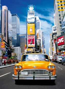 CLE21139 - Mini-Puzzle 260 Pièces Un Taxi à Time Square 33.6 x 23.5 cm
