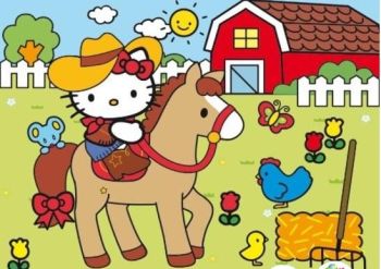 CLE23618 - Puzzle 30 Pièces HELLO KITTY 48.5 x 33.5 cm