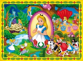 CLE29617 - Puzzle 250 Pièces ALICE AU PAYS DES MERVEILLES 48.5 x 33.5 cm