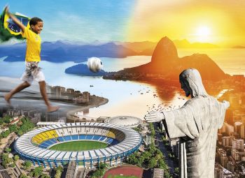 CLE39281 - Puzzle 1000 Pièces BRÉSIL 69 x 50cm