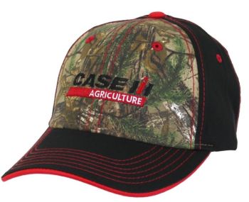 CASCNH105 - Casquette CASE IH Noire et camouflage