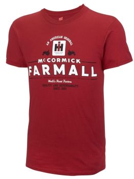 CNH289308L - Tee-shirt Mc Cormick farmall - Rouge TAILLE L