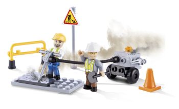 COB1660 - Travaux Routiers avec deux personnages - 40 Pièces