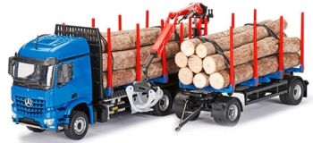 CON78183 - MERCEDES-BENZ Arocs 8x4 porteur grumier avec remorque 2 essieux
