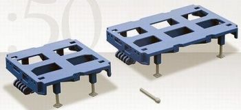CON98021 - Module GOLDHOFER Plateau surélevé 2 Essieux + 3 Essieux