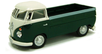CAR251PND4G - VOLKSWAGEN T1 pick-up  vert et blanc