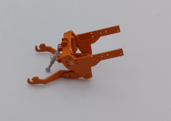 PMAR-01-SCJD-OR - Relevage avant Laforge HDS JOHN DEERE série 55 SCHUCO couleur orange