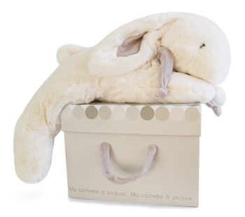 DC1246 - LAPIN BONBON - Range-pyjama + coffre - taupe