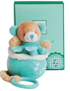 DC2576OURS - Boîte à musique cueillettes - Ours vert