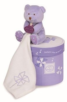 DC2810VIO - Boîte à musique Vol au vent - Ours violet