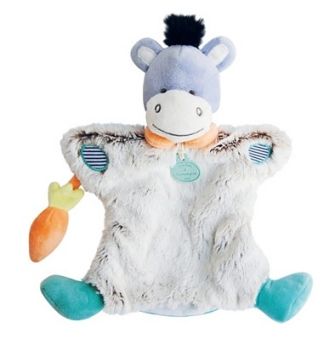 DC2900ANE - Marionnette Âne Choupidoudou Bleu 22 cm