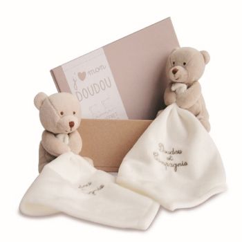 Coffret Duo taupe - 2 Ours